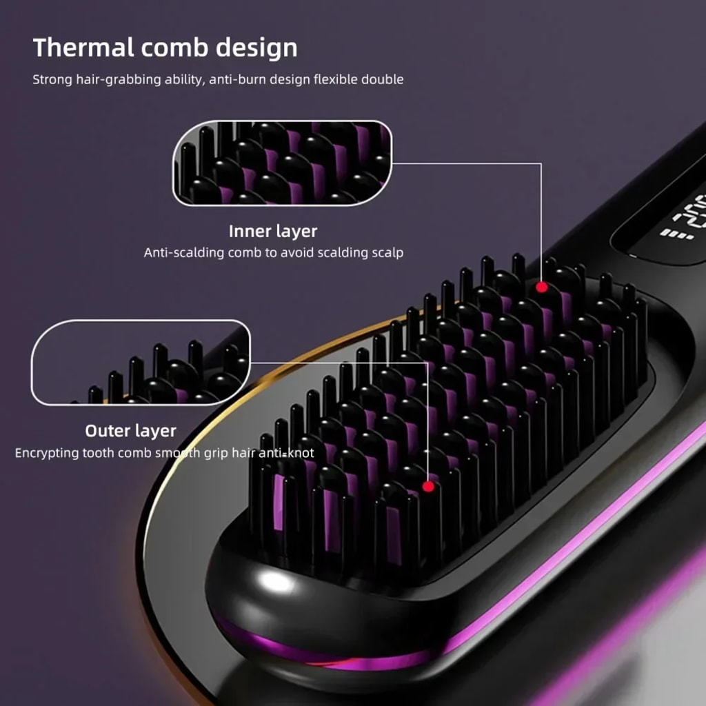 Temi Hair straightening comb