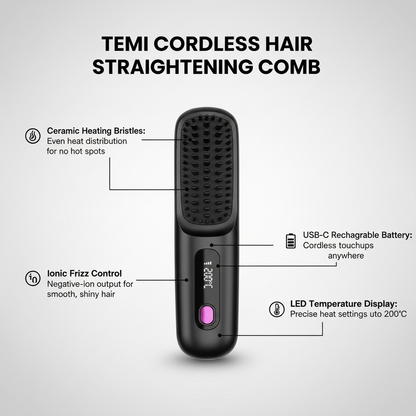 Temi Hair straightening comb